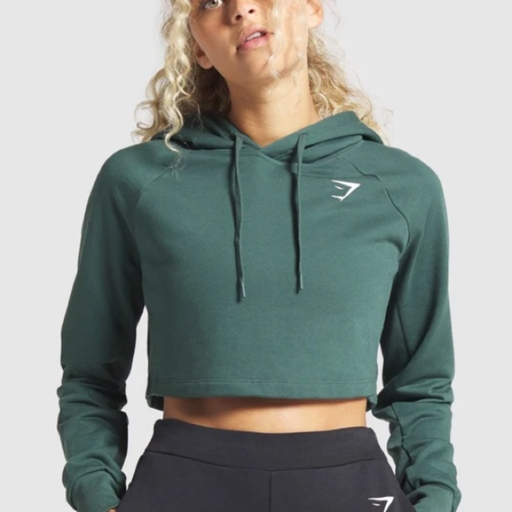 PERFECT CONDITION gymshark cropped hoodie